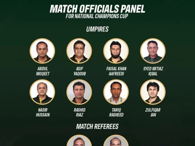 Match officials announced for National Champions Cup