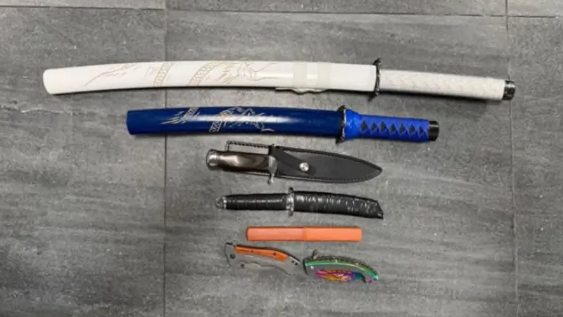 81 arrested in islandwide drug bust; katanas, knuckledusters found in Punggol flat