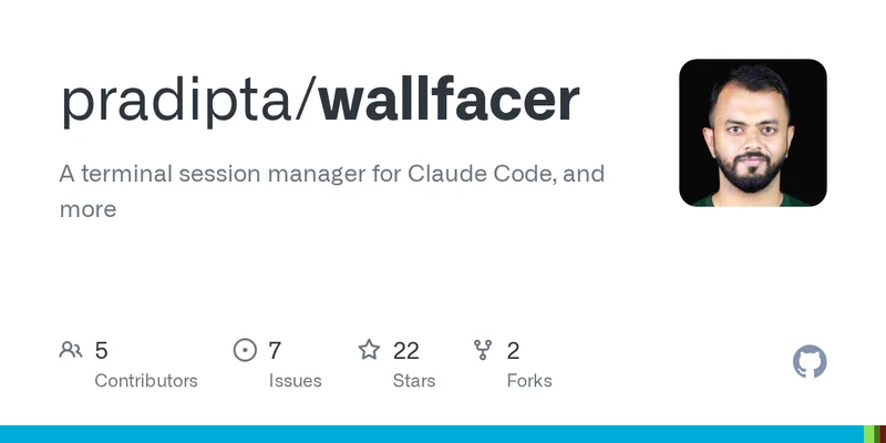 Show HN: Wallfacer – A terminal session manager for Claude Code, and more