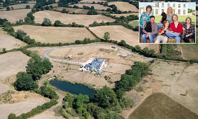 Sarah Beeny's £3m mini-Downton Abbey home is surrounded an arid desert amid record drought (even though she DOESN'T have a hosepipe ban)
