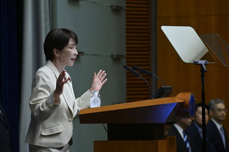 Takaichi takes flak for ‘weak’ responses to U.S. and Russia