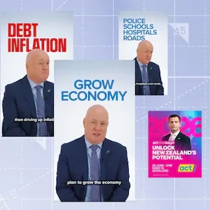 The National Party’s 92 political ads that are seen by only men