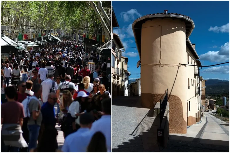 Why is Spain's population so poorly distributed?