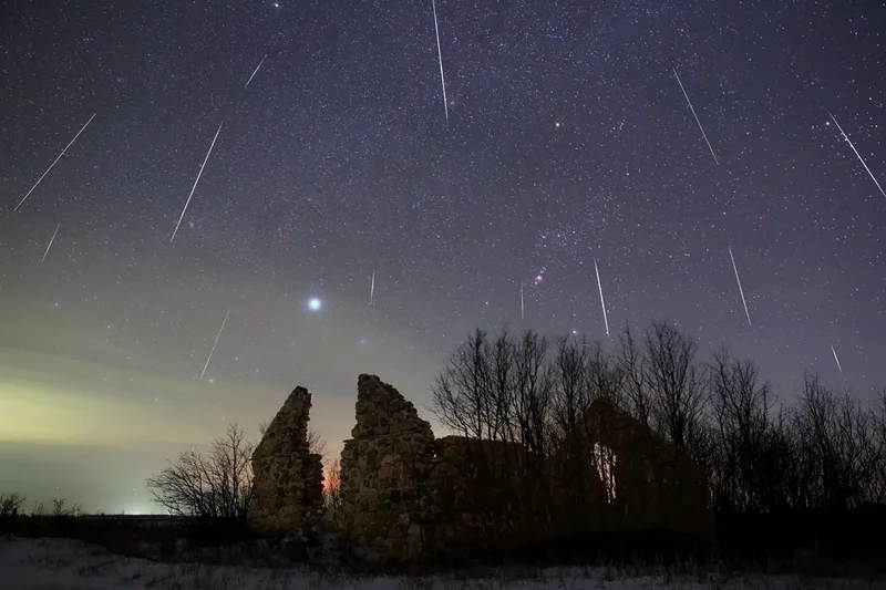 Perseid meteor shower and partial solar eclipse to light up skies next week