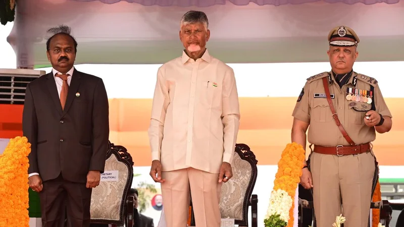 Andhra Pradesh’s achievements, welfare initiatives showcased during Independence Day celebrations in Amaravati