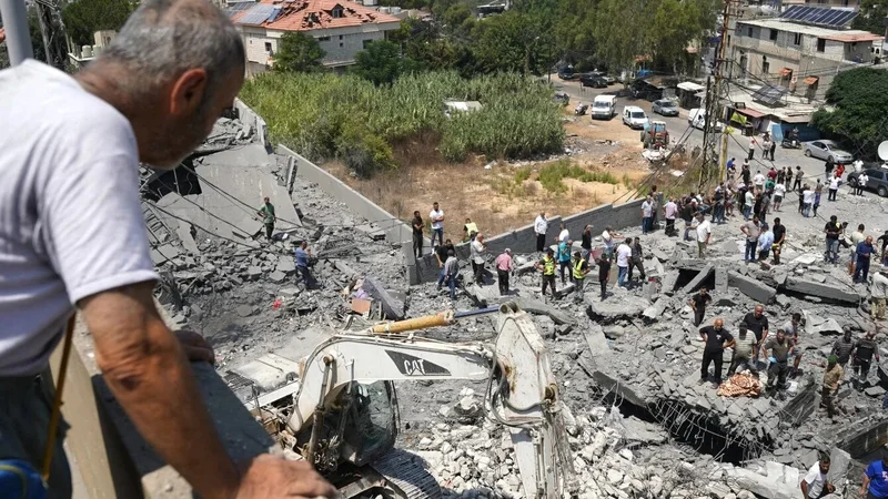 Deadly Israeli strikes kill nine in southern Lebanon as tensions escalate