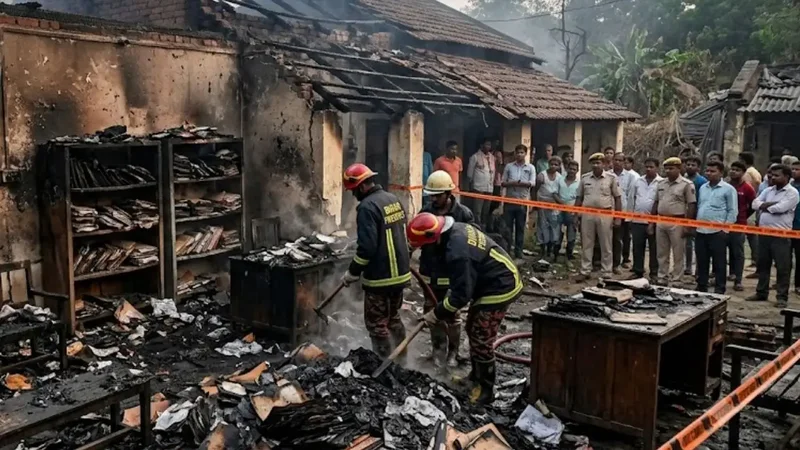 Fire breaks out at judicial magistrate's office in Bihar; records reduced to ashes