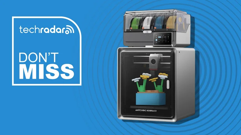 'One of the best 3D printers out there': Anycubic Kobra S1 ACE 2 Pro Combo brings fast four-color printing and filament drying together for $100 less