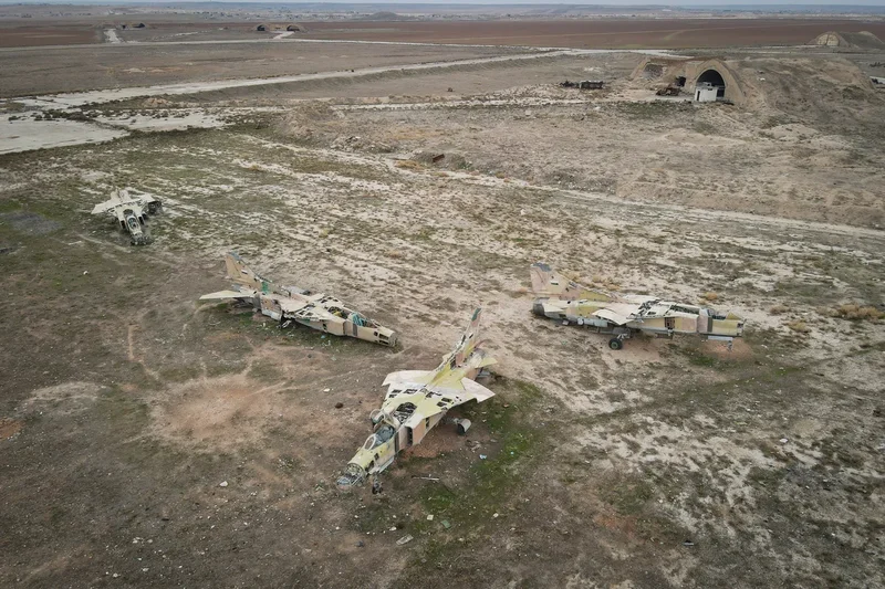 Israeli strikes hit an air base hours after a Turkish delegation visit, Syrian officials say