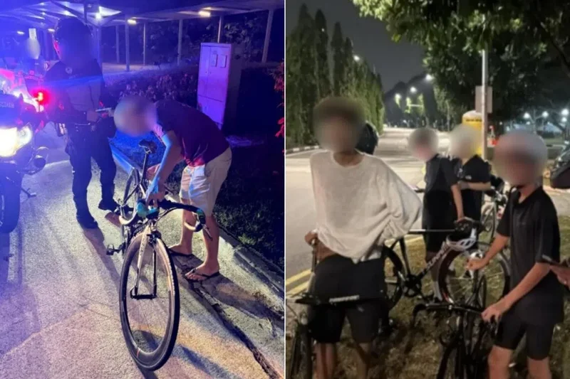 Cyclists in viral video chased by Traffic Police among 18 nabbed in enforcement operation