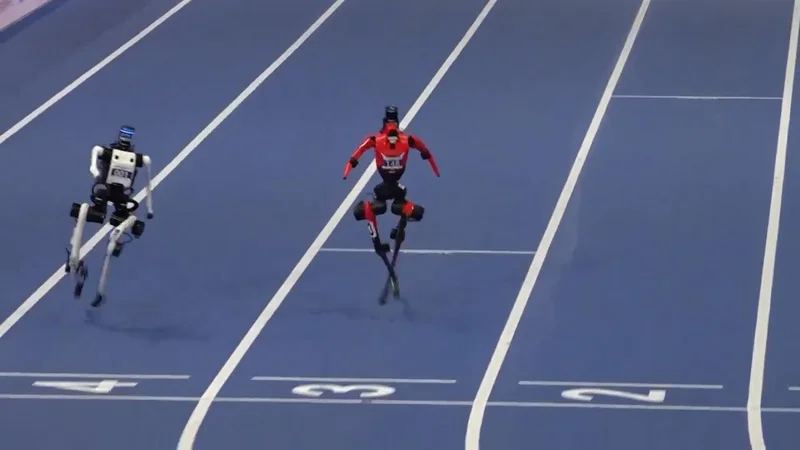 Humanoid robots compete for gold in Beijing