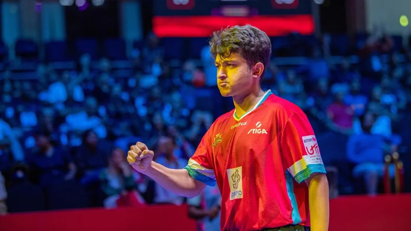 Abhinandh flicks mental switch, lights up Ultimate Table Tennis