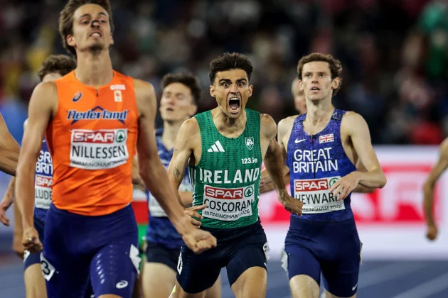 Andrew Coscoran delivers fourth European Championships medal for Ireland with 1500m bronze