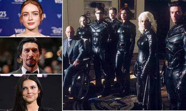 Meet the new X-Men! Adam Driver and Sadie Sink lead Marvel reboot alongside Obsession breakout star