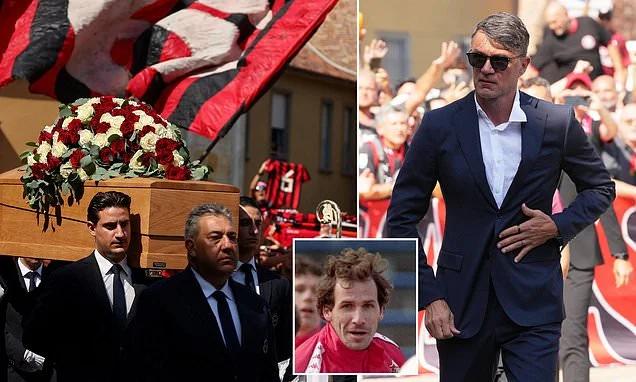 Italian football legends arrive in Milan for funeral of AC Milan hero Franco Baresi - who passed away aged 66 last week