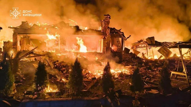 Russian strikes in Kyiv region kill three people, including a young child