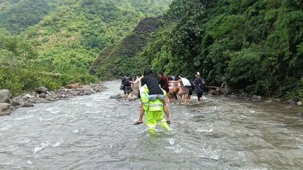 Stranded SK officials rescued from rising rivers in Ilocos Norte