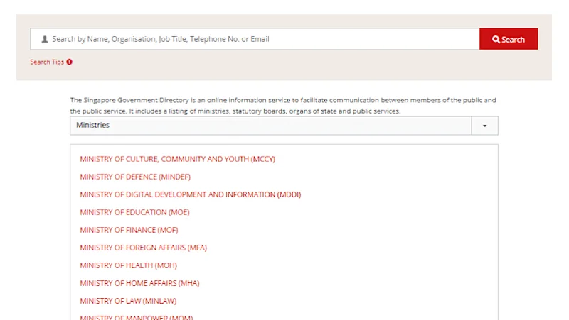 Singapore removes contact details of most public officers from online directory amid rise in scams