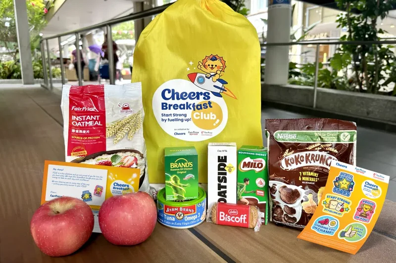 Free breakfast bundles for 12,000 P6 pupils at Cheers, FairPrice Xpress outlets in September