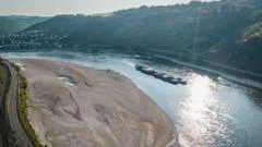 Rhine falls to record low levels as drought strains Europe's rivers