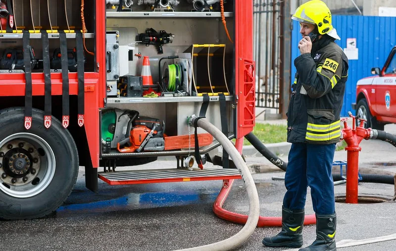 Russian agricultural facility catches fire after drone attack