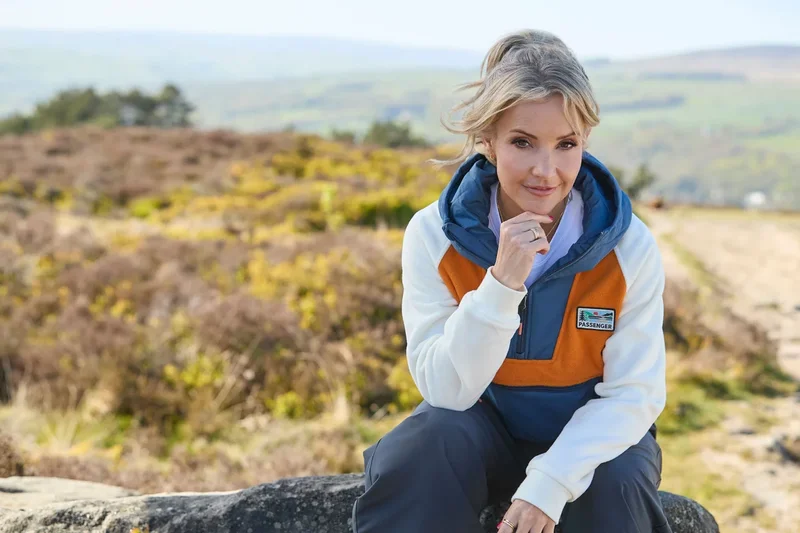 Helen Skelton: ‘I exercise to keep my head peachy, rather than my bum peachy’