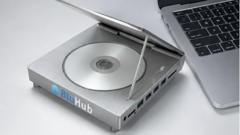 This 9-in-1 USB dock with a Blu-ray drive just smashed its Kickstarter goal by 300x—as backers succumb to dongle fatigue and physical media nostalgia