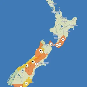 North Island ‘best spot to be’ this weekend as south faces severe weather, warnings issued over 120km/h winds
