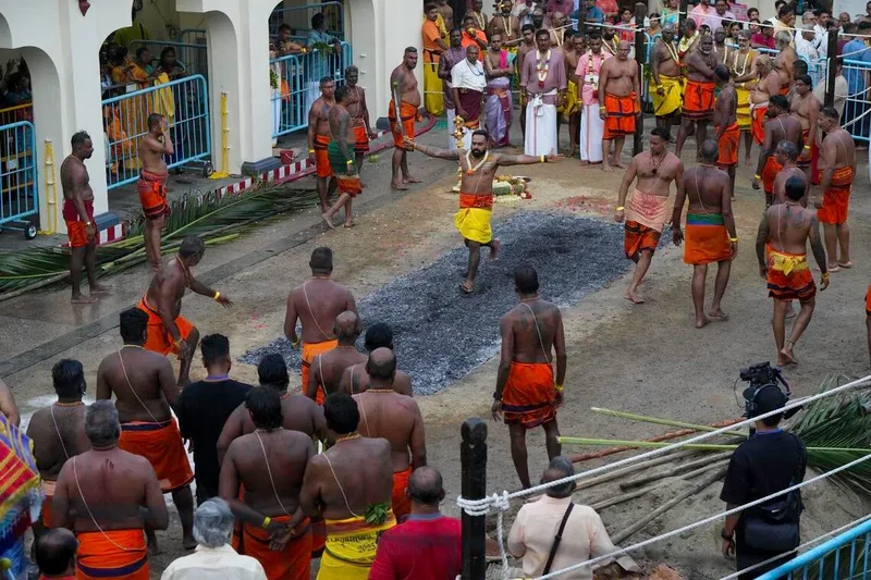 Online registration for Hindu fire-walking festival rituals opens on Sept 24