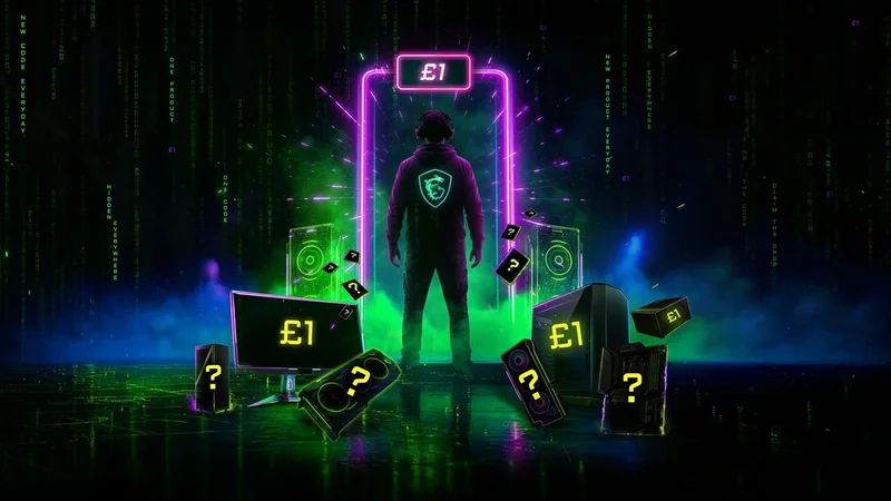 Get your next graphics card, monitor, or motherboard for just £1 thanks to MSI's new UK store promotion