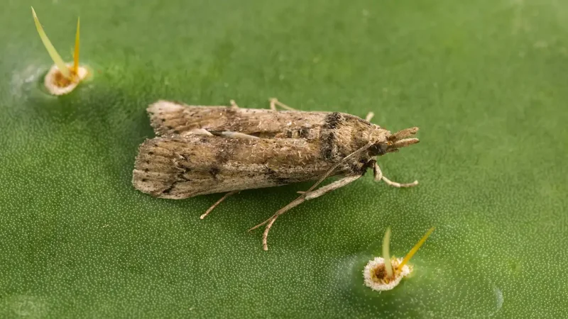 Moth released for biocontrol later became a threat to native US prickly pears