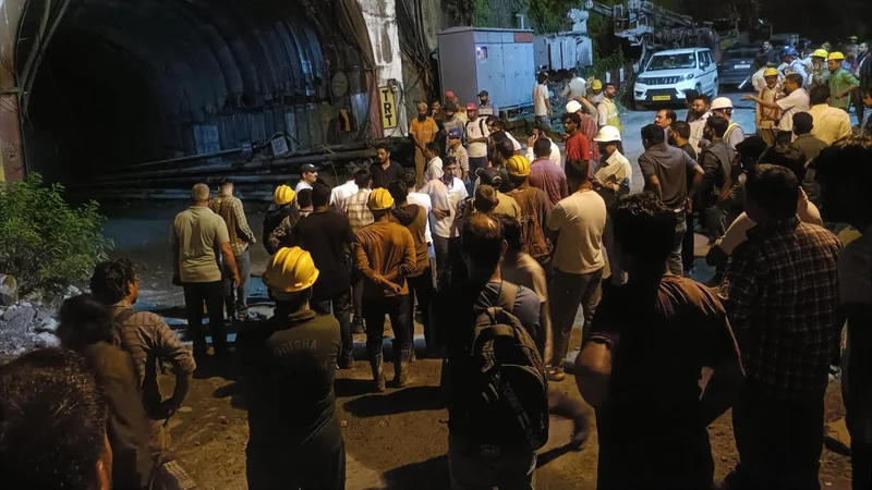 Six workers feared trapped in tunnel in Uttarakhand’s Chamoli