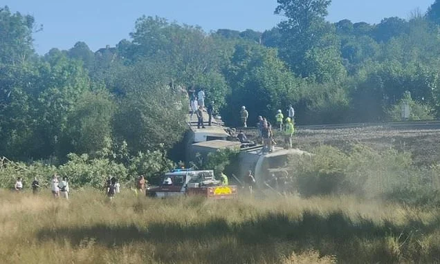 Train derailment updates: 'Passengers trapped' after carriages come off tracks in East Sussex with services cancelled and major delays