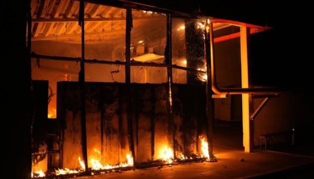 Strike on Zaporizhzhia causes fire at shopping center