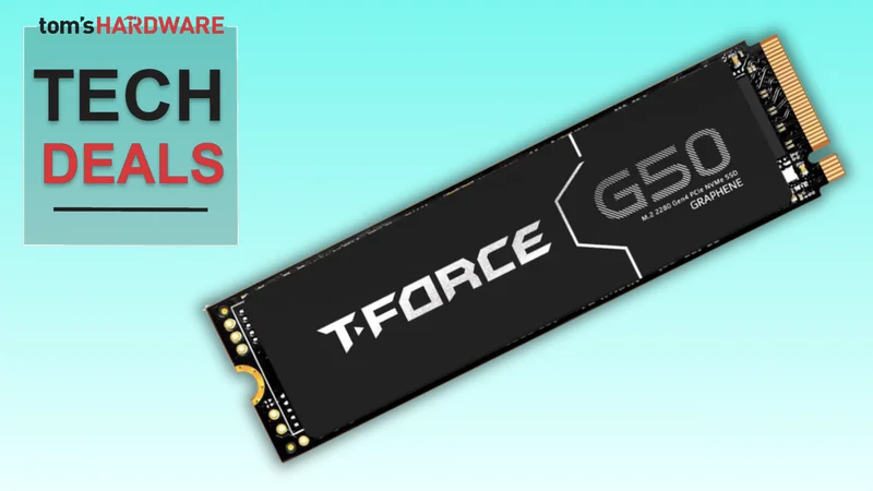 Save $106 on this 4TB Team Group SSD with Gen 4 speeds, now 10.2 cents per GB — Newegg coupon deal makes this T-Force G50 one of the cheapest PCIe 4.0 drives on sale right now with this amount of storage