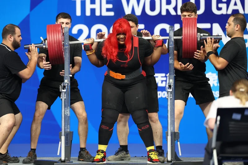 Powerlifter spotter makes ‘racist’ claim after sabotaging record attempt
