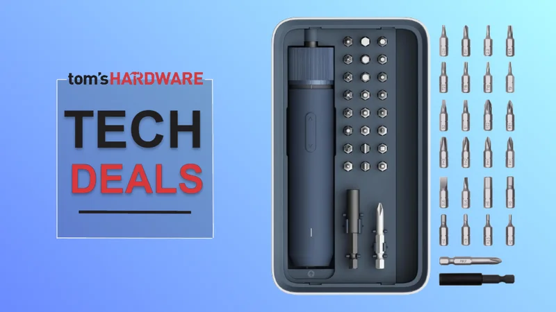 This $30 Hoto 25-piece electric screwdriver set is a must-buy option for PC builders and hobbyists —40% saving on portable driver with long-life 1,500 mAh battery and 25 ultra-hard bits for your next project