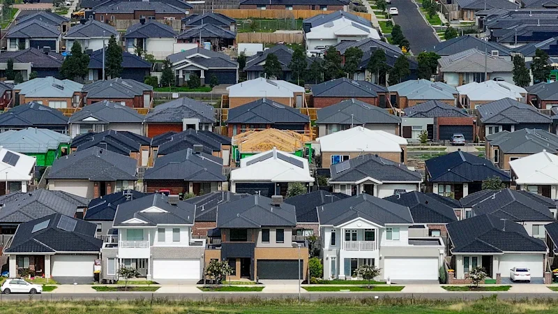 RBA keeps rates on hold as major bank warns of 15% property price slump