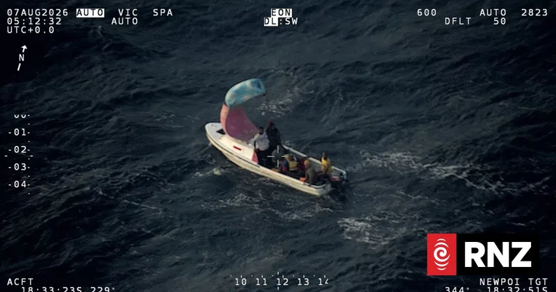 Missing boat with six aboard found by NZ Air Force plane