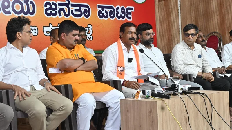 BJP will carry out protests across DK demanding removal of Minister Nagendra