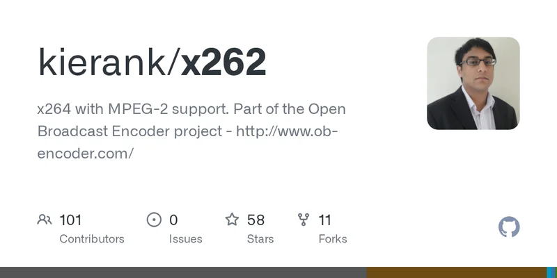 X262: X264 with MPEG-2 Support