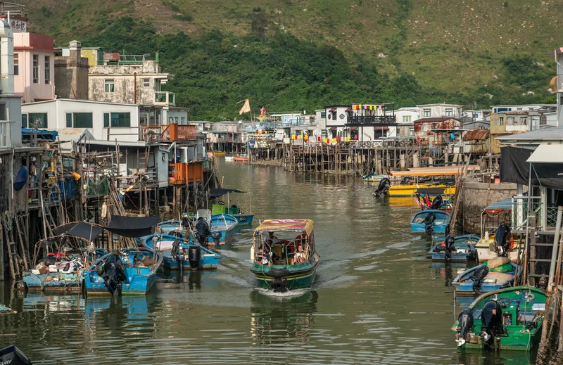 Tai O, a town in rural Hong Kong, where life unfolds just a few feet above the water