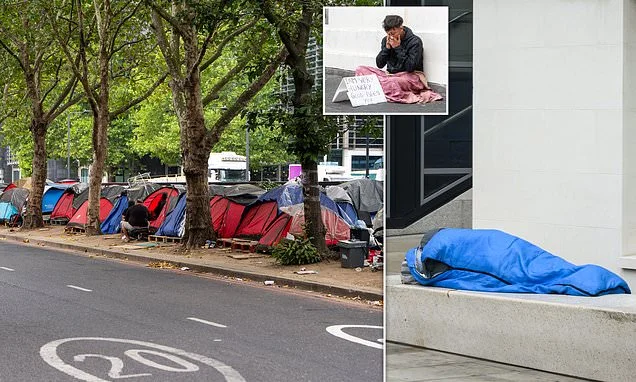 Commuters forced to dodge human waste outside historic railway hubs, drug addicts on the streets and sprawling camps of rough sleepers: How London's homeless crisis is only getting worse