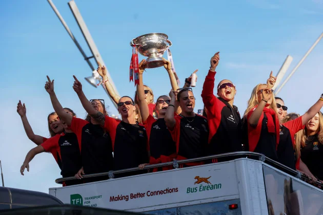 In pictures: All-Ireland camogie champions bring the O'Duffy Cup back to Cork