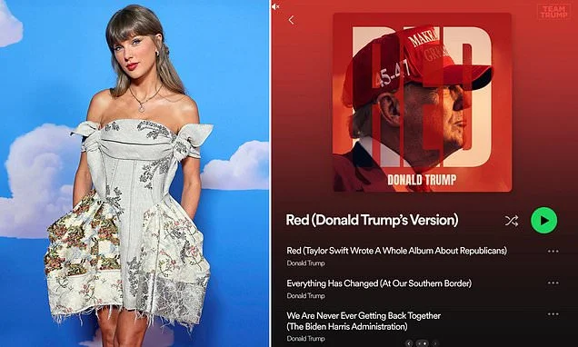 Team Trump account trolls Taylor Swift after she allegedly gets her music removed from TikTok posts