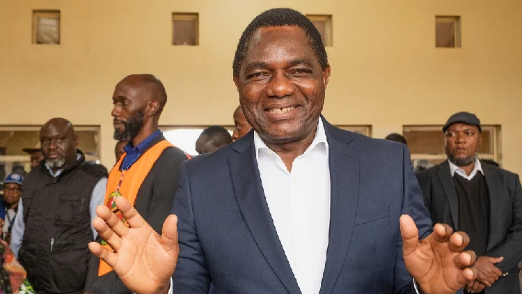Incumbent Zambian President Hakainde Hichilema wins re-election