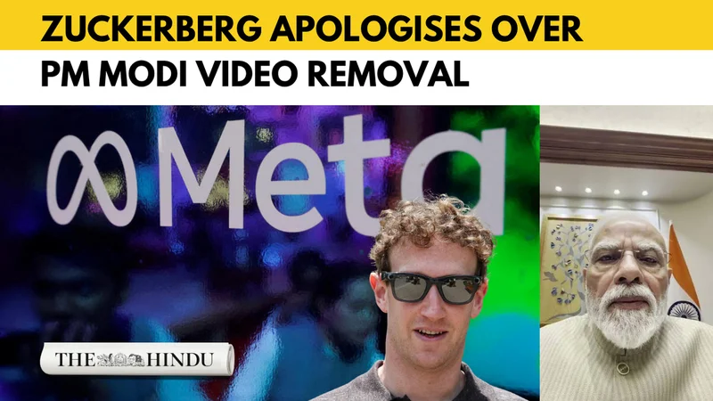Zuckerberg apologises after Centre’s warning over PM video