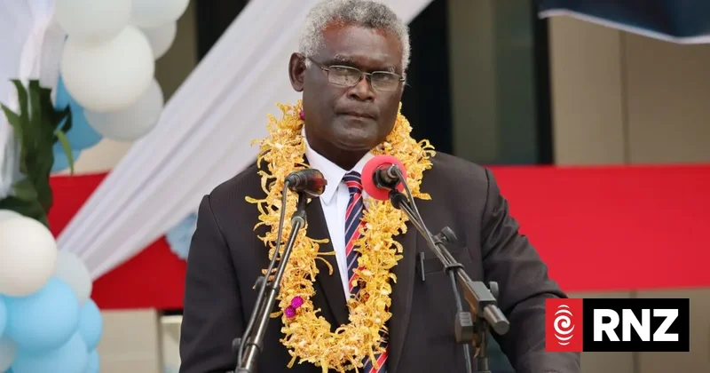 Manasseh Sogavare unleashes on Solomon Islands government over US agreement