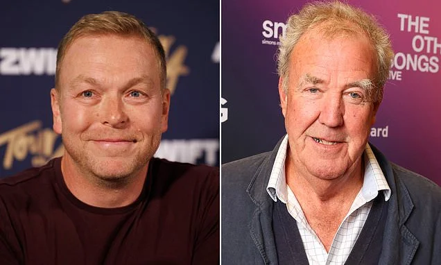 Jeremy Clarkson helps raise £1million for Chris Hoy's cancer charity by 'demanding cash from helicopter-owning tycoons' at auction