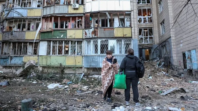 Ukraine says 'cynical' Russian strike on shopping centre killed 14
